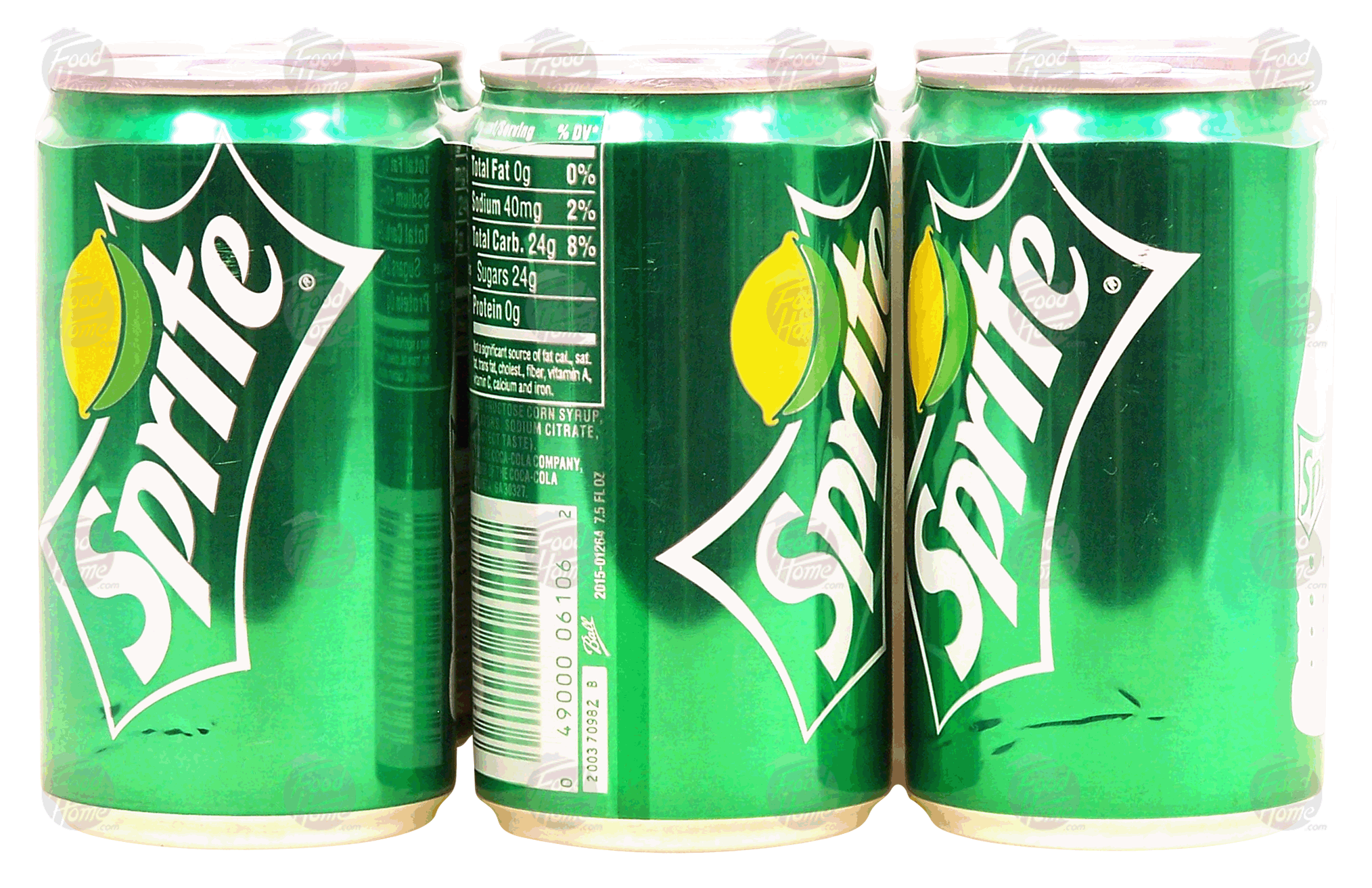 Sprite  lemon lime carbonated soda, 7.5-fl. oz. Full-Size Picture